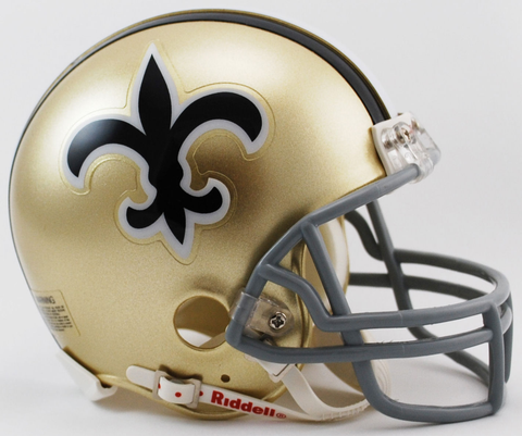 New Orleans Saints 1967 to 1975 Riddell Mini Replica Throwback Helmet