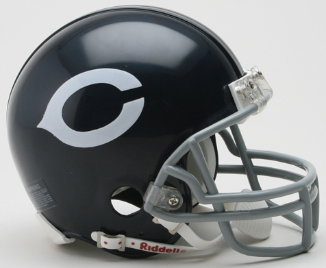 Chicago Bears 1962 to 1973 Riddell Mini Replica Throwback Helmet
