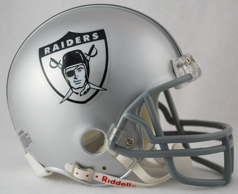 Oakland Raiders 1963 Riddell Mini Replica Throwback Helmet