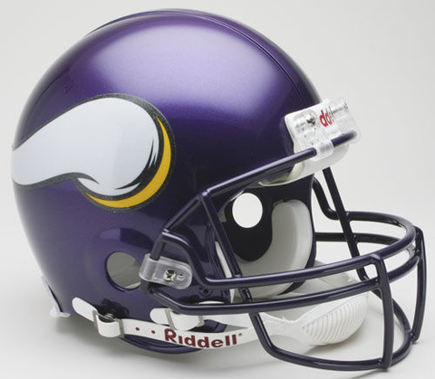 Minnesota Vikings 2006 to 2012 Football Helmet