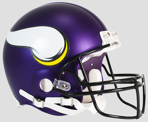 Minnesota Vikings Football Helmet <B>Satin Purple</B>