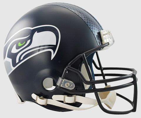 Seattle Seahawks Football Helmet <B>Matte Navy</B>