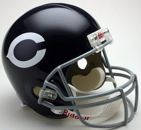 Chicago Bears 1962 to 1973 Full Size Replica Throwback Helmet