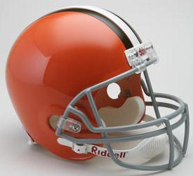 Cleveland Browns 1962 to 1974 Full Size Replica Throwback Helmet