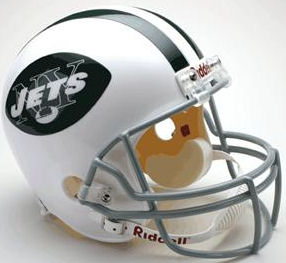 New York Jets 1965 to 1977 Full Size Replica Throwback Helmet
