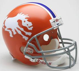 Denver Broncos 1966 Full Size Replica Throwback Helmet