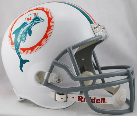 Miami Dolphins 1972 Full Size Replica Throwback Helmet