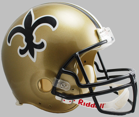 New Orleans Saints 1976 to 1999 Full Size Replica Throwback Helmet