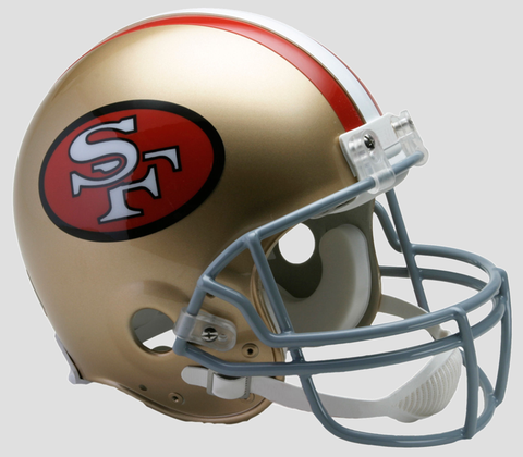 San Francisco 49ers 1964 to 1995 Football Helmet