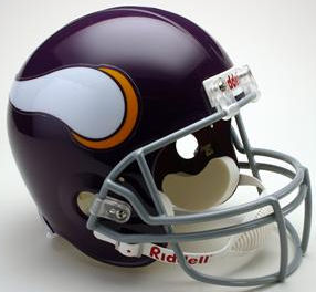 Minnesota Vikings 1961 to 1979 Full Size Replica Throwback Helmet