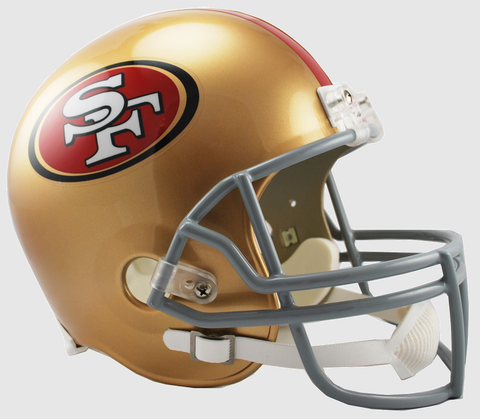 San Francisco 49ers Full Size Replica Football Helmet
