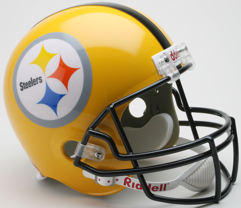 Pittsburgh Steelers 1962 Full Size Replica Throwback Helmet 75th Anniversary