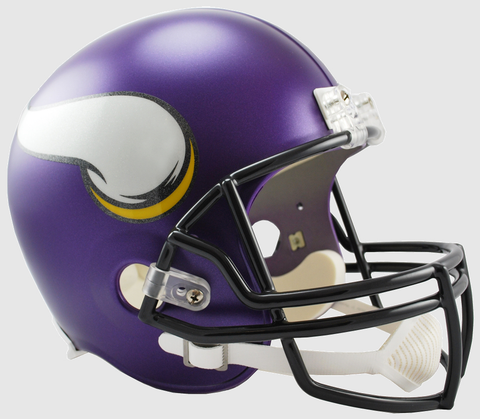 Minnesota Vikings Full Size Replica Football Helmet <B>Satin Purple</B>
