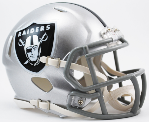 Oakland Raiders NFL Mini Speed Football Helmet