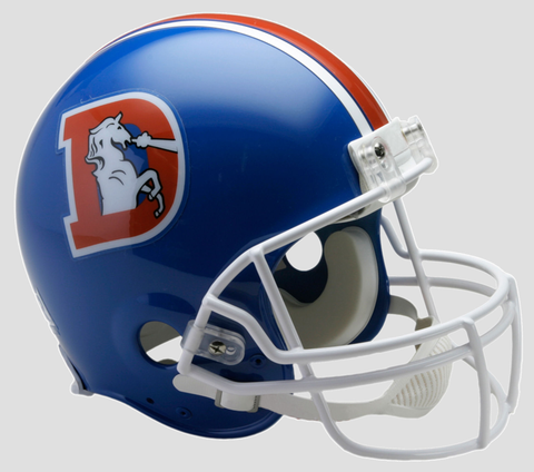 Denver Broncos 1975 to 1996 Football Helmet