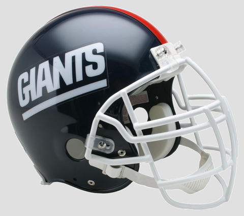 New York Giants 1981 to 1999 Football Helmet W/ZLT Mask
