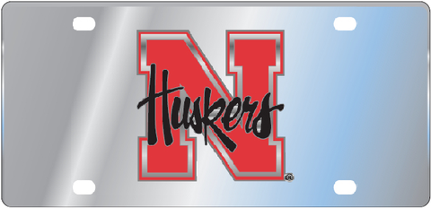 Nebraska Cornhuskers Logo License Plate