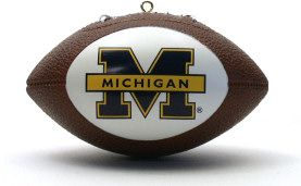 Michigan Wolverines Ornaments Football