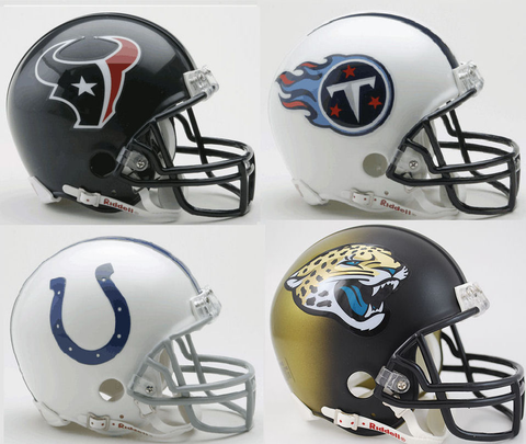 Houston Texans, Tennessee Titans, Indianapolis Colts, Jacksonville Jaguars AFC South Division
