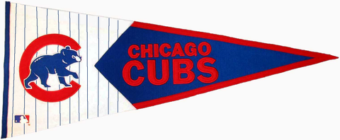 Chicago Cubs MLB Pennant Wool
