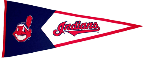 Cleveland Indians MLB Pennant Wool