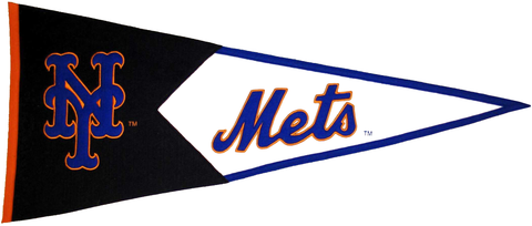 New York Mets MLB Pennant Wool