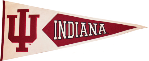 Indiana Hoosiers NCAA Pennant Wool