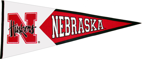 Nebraska Cornhuskers NCAA Pennant Wool