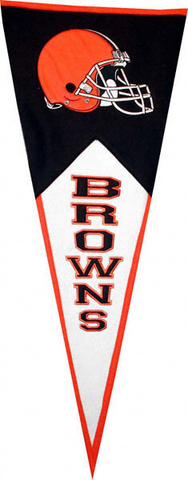 Cleveland Browns NFL Pennant Wool