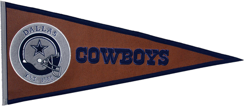 Dallas Cowboys Pennant Leather