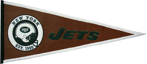 New York Jets Pennant Leather