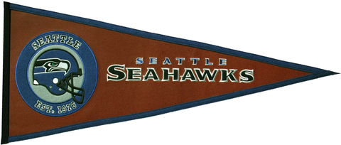 Seattle Seahawks Pennant Leather