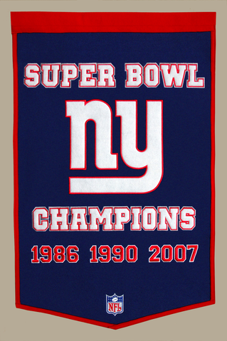 New York Giants Banner Wool Dynasty