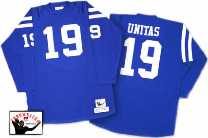 Indianapolis Colts Johnny Unitas 1970 Dark Jersey - 44 (L)