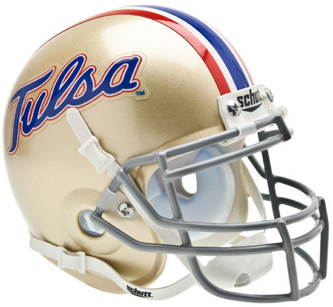 Tulsa Golden Hurricane Mini XP Authentic Helmet Schutt