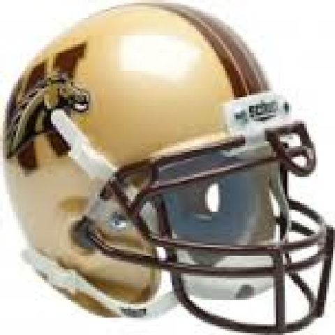Western Michigan Broncos Mini XP Authentic Helmet Schutt