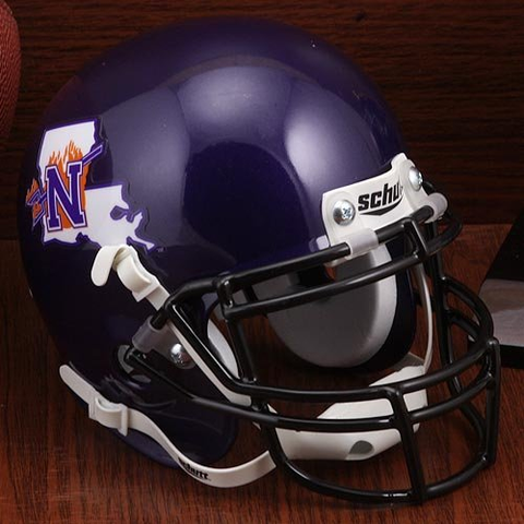 Northwestern State Demons Miniature Football Helmet Desk Caddy