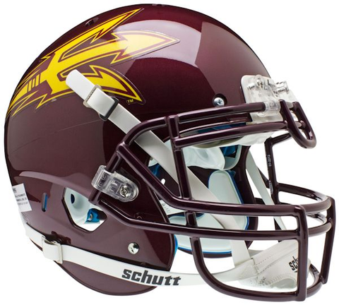 Arizona State Sun Devils Authentic College XP Football Helmet Schutt <B>Maroon</B>