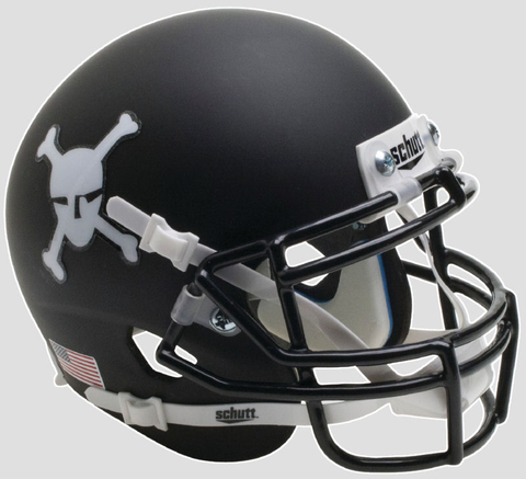 Army Black Knights Full XP Replica Football Helmet Schutt <B>Matte Black</B>