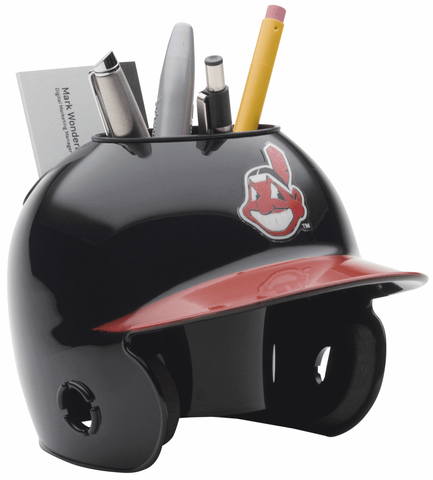 Cleveland Indians Miniature Batters Helmet Desk Caddy