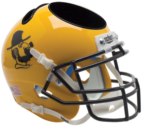 Appalachian State Mountaineers Miniature Football Helmet Desk Caddy <B>Yosef Yellow</B>