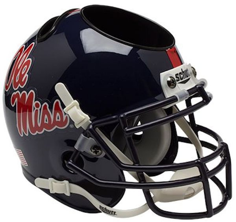 Mississippi (Ole Miss) Rebels Miniature Football Helmet Desk Caddy