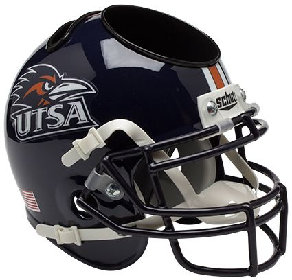 UTSA Roadrunners Mini Football Helmet Desk Caddy