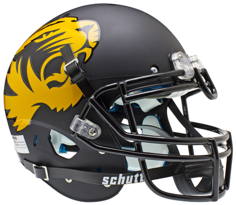 Missouri Tigers Authentic College XP Football Helmet Schutt <B>Matte Black Large Tiger</B>