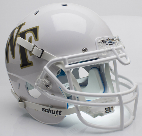 Wake Forest Demon Deacons Authentic College XP Football Helmet Schutt <B>White</B>