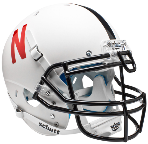 Nebraska Cornhuskers Authentic College XP Football Helmet Schutt <B>White</B>