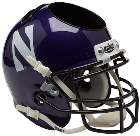 Northwestern Wildcats Miniature Football Helmet Desk Caddy