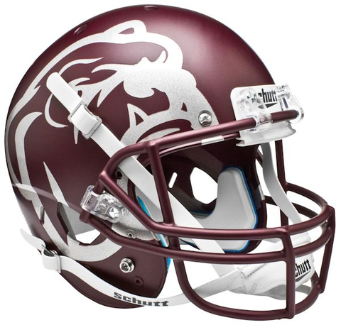 Mississippi State Bulldogs Full XP Replica Football Helmet Schutt <B>Maroon</B>