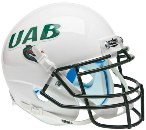 Alabama-Birmingham (UAB) Blazers Mini XP Authentic Helmet Schutt <B>White</B>