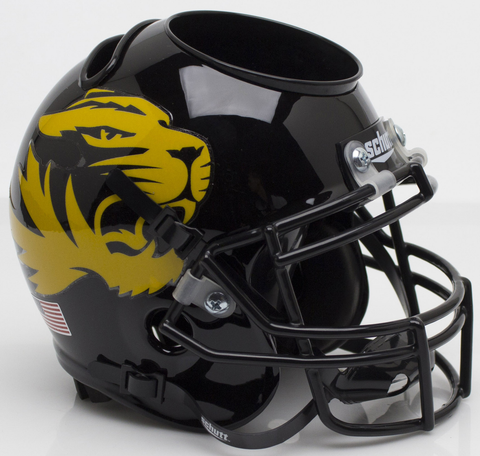 Missouri Tigers Miniature Football Helmet Desk Caddy <B>Large Tiger Alt 4</B>